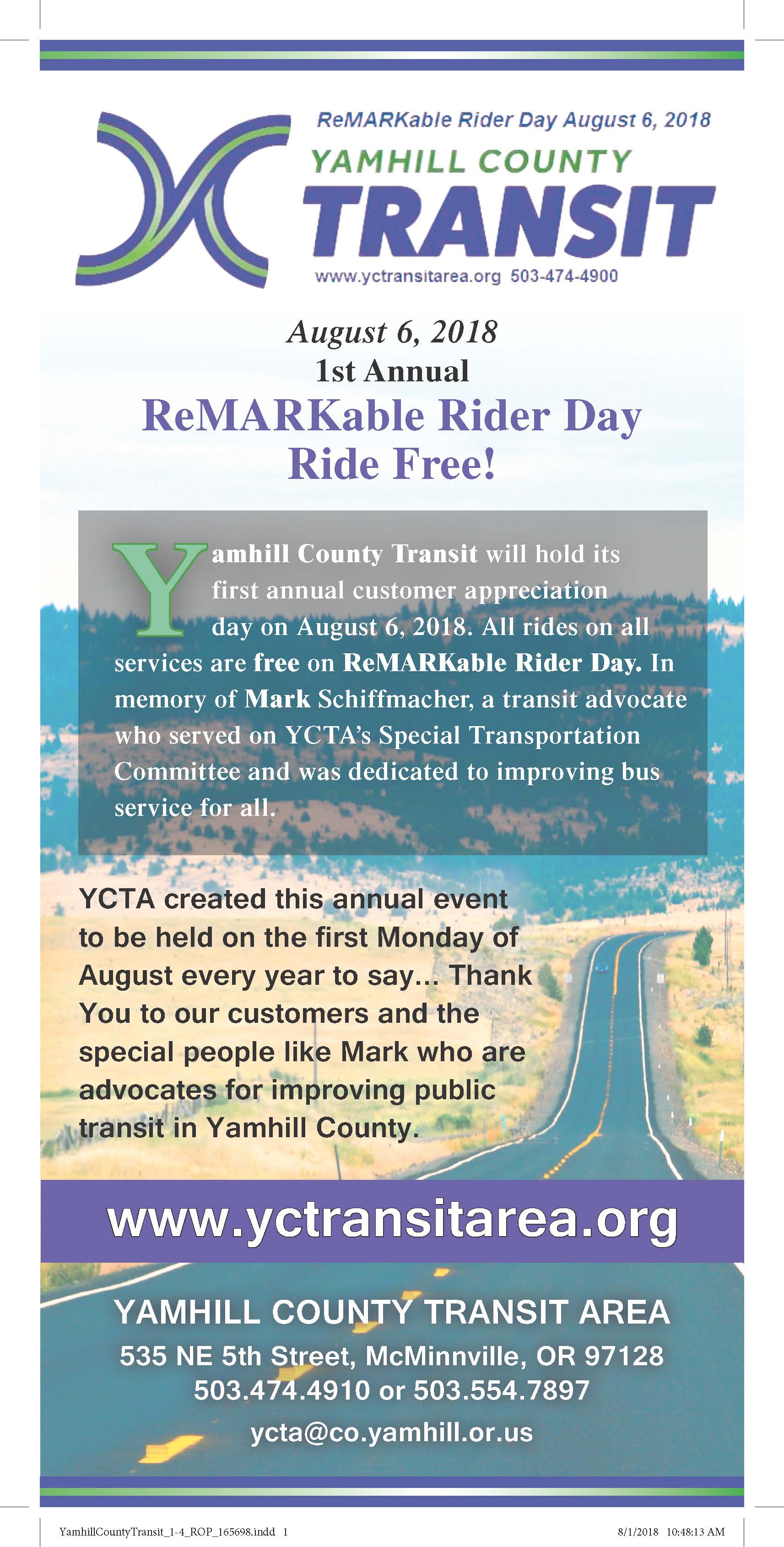 Past Events Yamhill County Transit