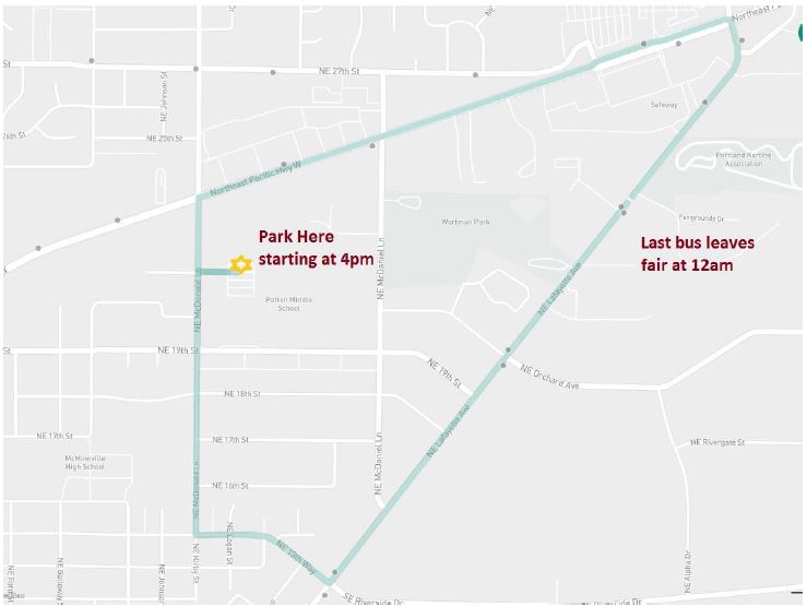 Yamhill County Fair Park & Ride Schedule - Yamhill County Transit