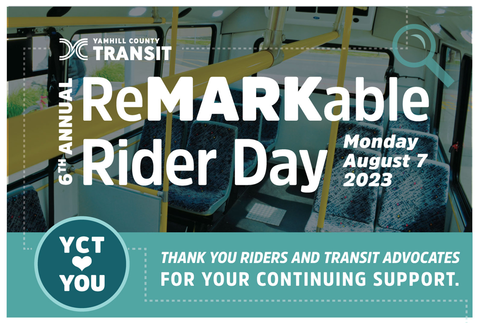 ReMARKable Rider Day - August 7, 2023 | McMinnville Transit Center